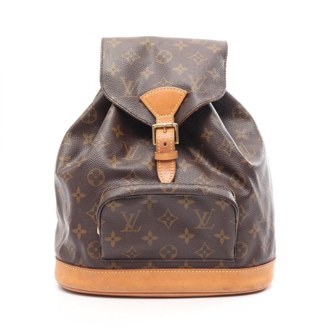 Louis Vuitton Montsouris MM Backpack/Handbag, Coated Canvas and Leather, Monogram Pattern, Women's, (1 of 12)