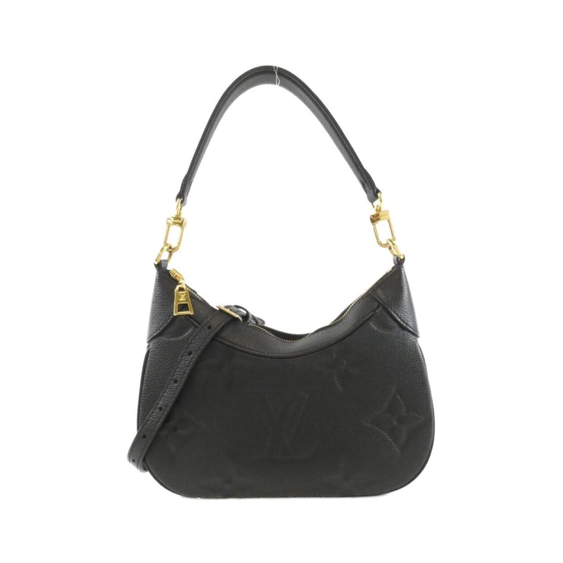 Louis Vuitton Monogram Empreinte Bagatelle M46002 Shoulder Bag: --- Catalog ---Category: SizeSize (HxWxD): 16cm x 24cm x 7cm / 6.29'' x 9.44'' x 2.75''Category: DesignType: Shoulder bagColor: BlackGender: WomenMaterial: Leather Hardware Color: GoldLeather/Fur Type
