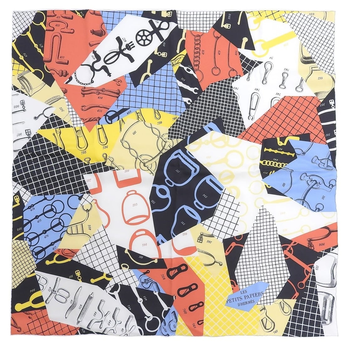 HERMES Carre 70 Les Petit Papier'd 100% Silk Scarf/Muffler, Multi-color, Made in France, Women's,: --- Catalog ---Category: SizeSize (LxW): 66cm x 66cm / 25.98'' x 25.98''Category: DesignType: ScarfColor: Multi-colorGender: WomenMaterial: Silk Category: GeneralBrand: HermesCountry of Origin: France