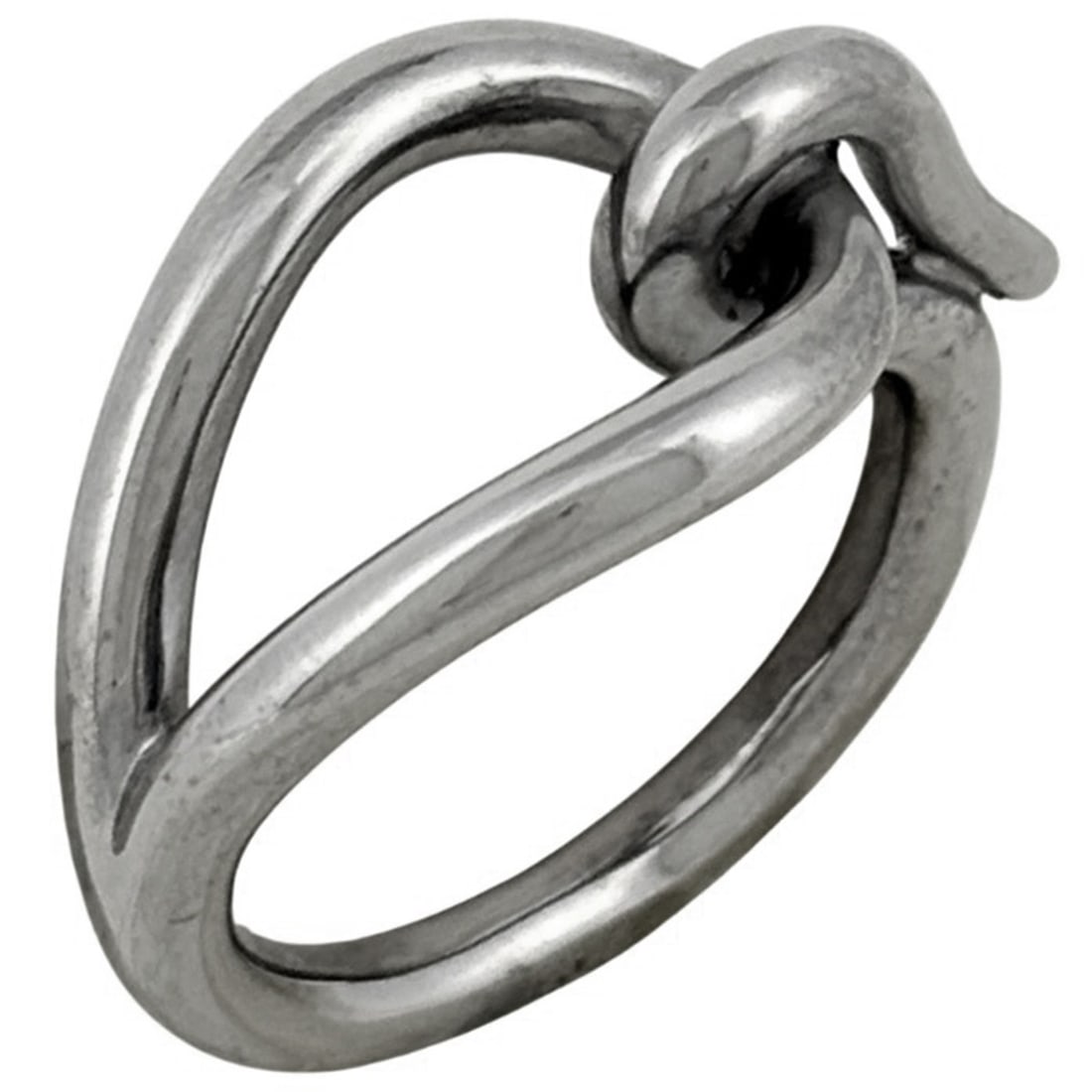 Hermes Jumbo Scarf Ring, Holder, Metal, Silver, Women's: --- Catalog ---Category: DesignType: Scarf ringColor: SilverGender: WomenMaterial: Metal Category: GeneralBrand: Hermes--- Item List ---Section: ConditionRanking: Rank AB Used - Traces of usage, scrat