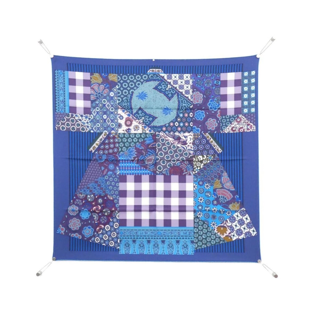Hermes L'ART DU SARASA Carre 003273S Scarf/Muffler: --- Catalog ---Category: SizeSize (LxW): 90cm x 90cm / 35.43'' x 35.43''Category: DesignType: ScarfColor: BlueGender: Men,WomenMaterial: Silk Category: GeneralMPN: 003273SBrand: Hermes--- Item List