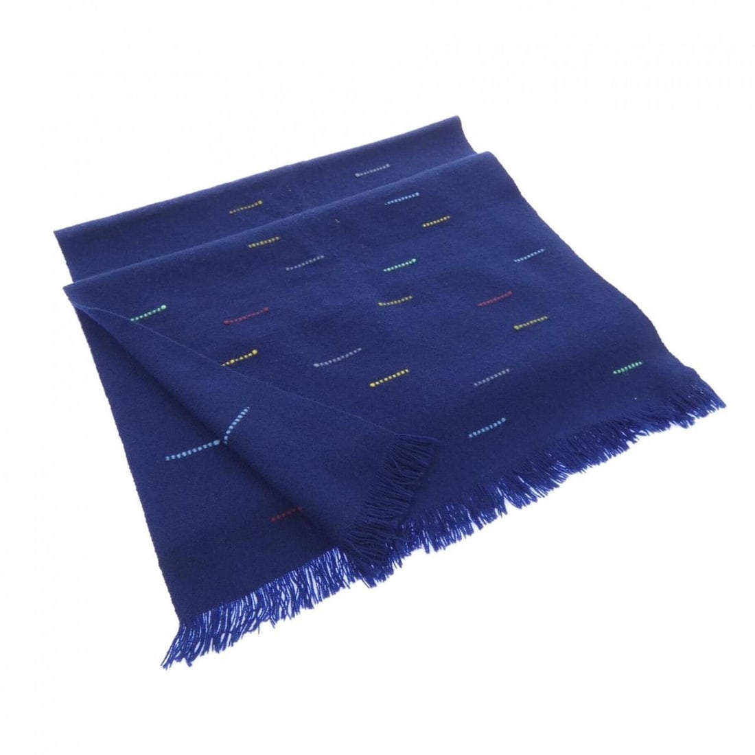 Hermes scarf: --- Catalog ---Category: SizeSize (LxW): 1.83m x 44cm / 72.04'' x 17.32''Category: DesignType: StoleColor: NavyGender: MenMaterial: Cashmere Category: GeneralBrand: Hermes--- Item List ---Section: