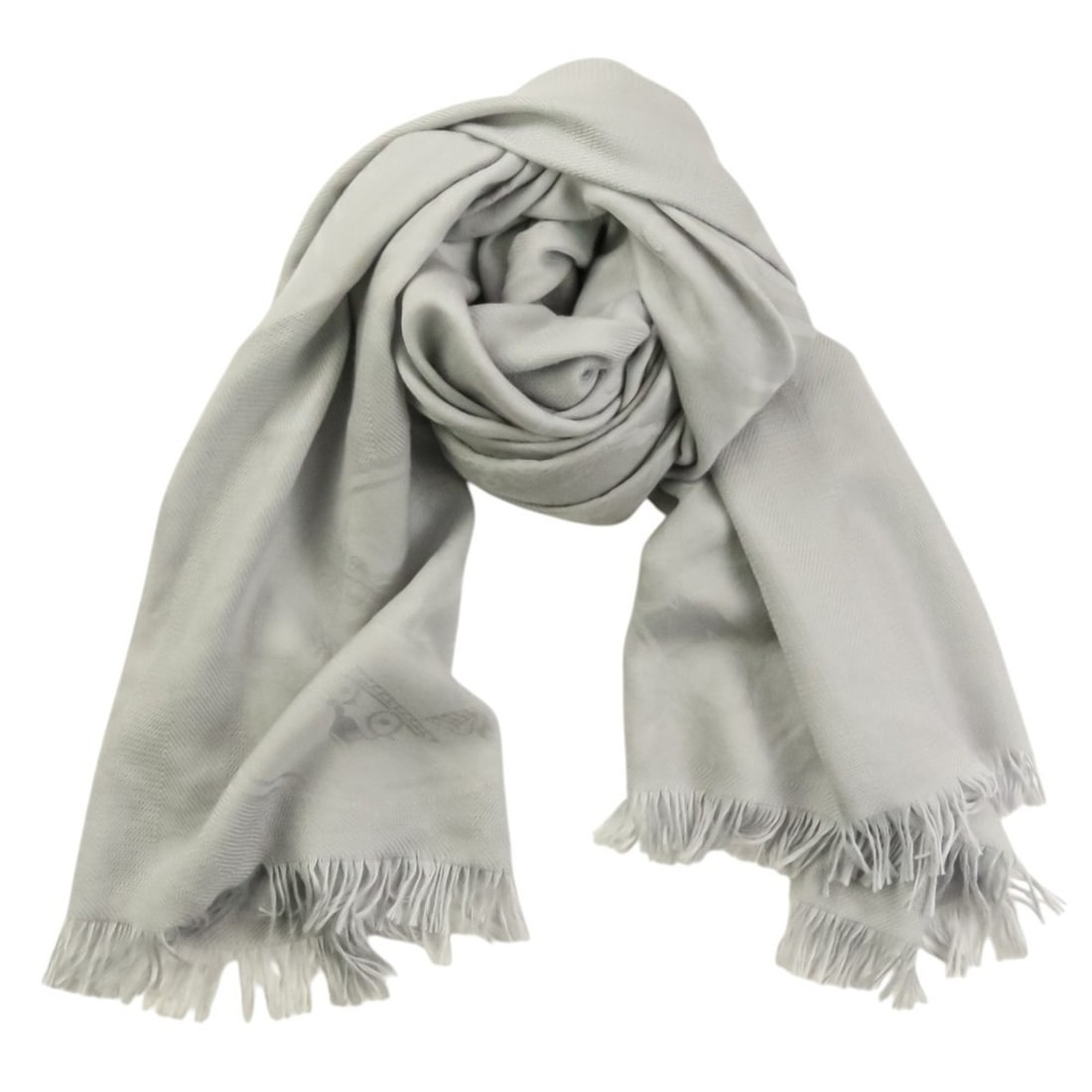 HERMES New Libris Cashmere Silk Large Stole Shawl Scarf (Gray) for Women: --- Catalog ---Category: SizeSize (LxW): 2.16m x 72cm / 85.03'' x 28.34''Category: DesignType: StoleColor: GrayGender: WomenMaterial: Cashmere , Silk Category: GeneralBrand: Hermes--- Item List ---Sec
