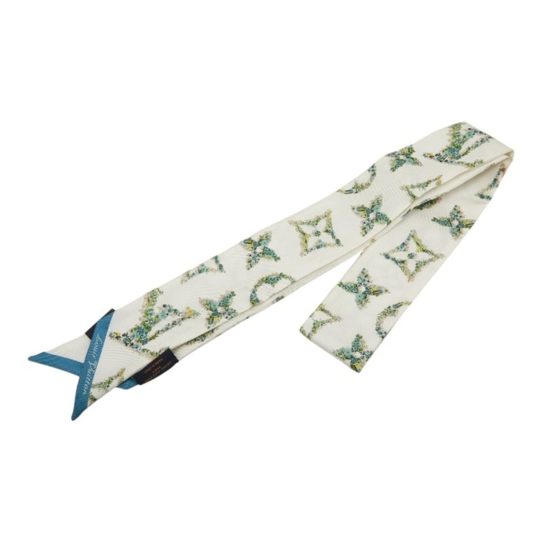 Louis Vuitton Bandeau BB Monogram Flower Twilly Scarf M79703 White Silk Women's LOUIS VUITTON: --- Catalog ---Category: SizeSize (LxW): 1.18m x 5cm / 46.45'' x 1.96''Category: DesignType: ScarfColor: WhiteGender: WomenMaterial: Silk Category: GeneralLine: MonogramBrand: Louis Vuitton--- Item Li