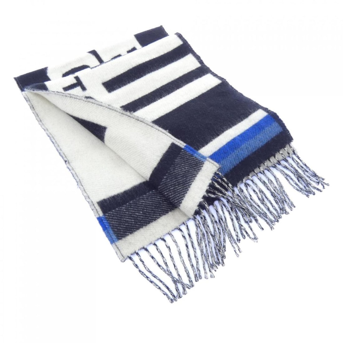 Louis Vuitton LOUIS VUITTON Echarpe LV Forward M73439 Scarf: --- Catalog ---Category: SizeSize (LxW): 1.77m x 28cm / 69.68'' x 11.02''Category: DesignType: StoleColor: Black, Blue, WhiteMaterial: Cashmere Category: GeneralMPN: M73439Brand: Louis Vuitton--- Item