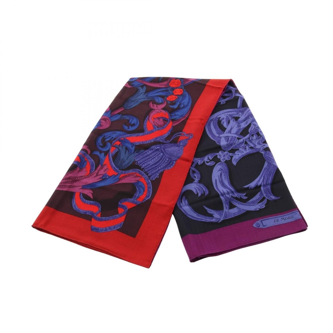 Hermes Carre Geant 140 LA MORS A CONETABLE Scarf Muffler Silk Cashmere Women's Black Purple: --- Catalog ---Category: SizeSize (LxW): 1.36m x 1.36m / 53.54'' x 53.54''Category: DesignType: ScarfColor: Black, Multi-color, PurpleGender: WomenMaterial: Silk Category: GeneralBrand: Hermes--- Item