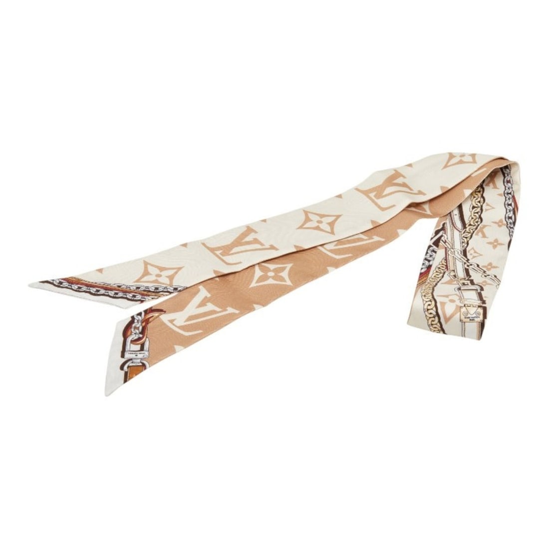 Louis Vuitton Monogram Bandeau BB Ultimate Scarf M77777 Beige Multicolor Women's LOUIS VUITTON: --- Catalog ---Category: SizeSize (LxW): 5cm x 1.12m / 1.96'' x 44.29''Category: DesignType: ScarfColor: Beige, Multi-colorGender: WomenCategory: GeneralBrand: Louis Vuitton--- Item List ---Section: C