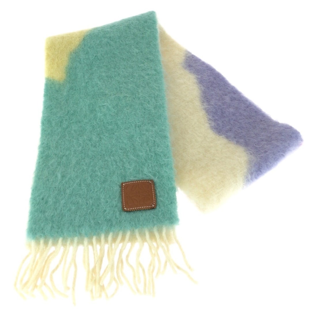 LOEWE Anagram Multicolor Wool Scarf/Stole (Unisex, Women's): --- Catalog ---Category: SizeSize (LxW): 1.76m x 21cm / 69.29'' x 8.26''Category: DesignType: StoleColor: Multi-colorGender: WomenMaterial: Wool Category: GeneralBrand: LoeweCountry of Origin: Spain--