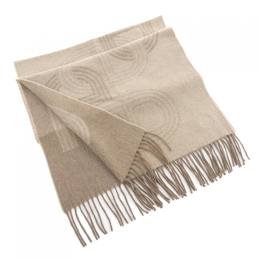 Hermes scarf: --- Catalog ---Category: SizeSize (LxW): 78.5cm x 44cm / 30.9'' x 17.32''Category: DesignType: StoleColor: BrownGender: MenMaterial: Cashmere Category: GeneralBrand: Hermes--- Item List ---Section: