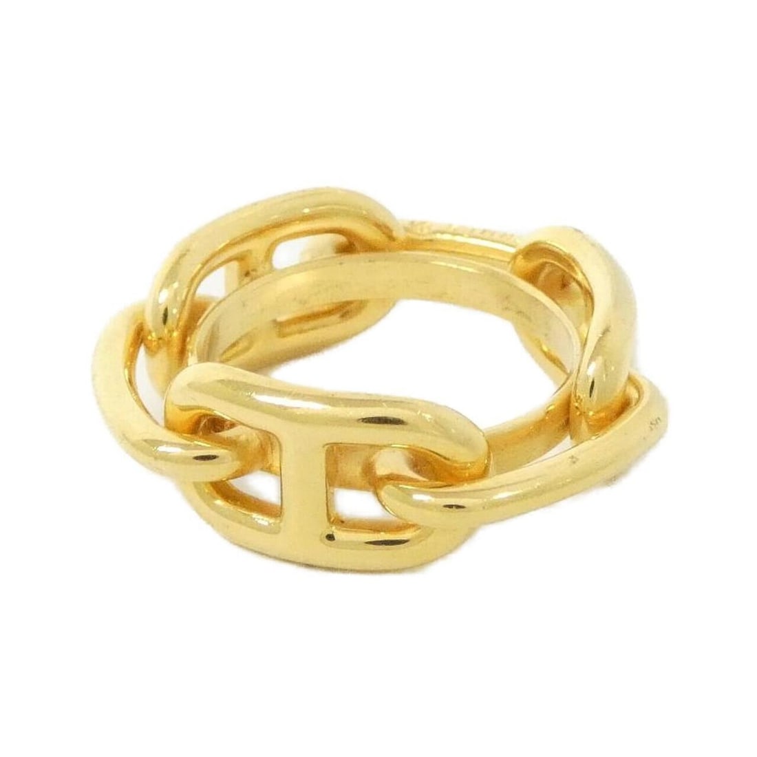 Hermes Legato Scarf Ring 601102S: --- Catalog ---Category: DesignType: Scarf ringColor: GoldGender: WomenCategory: GeneralMPN: 601102SBrand: HermesCategory: Physical PropertiesSize (HxWxD): 1cm x 3.3cm / 0.39'' x 1.29''--- Item List