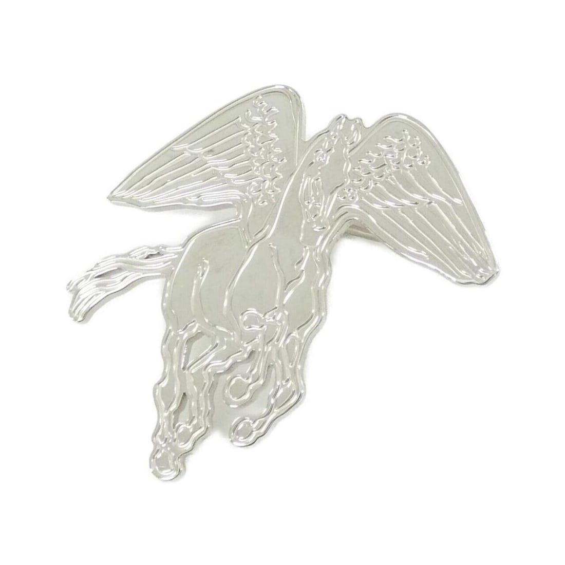 Hermes Pegase 603873S Scarf Ring: --- Catalog ---Category: DesignType: Scarf ringColor: SilverGender: WomenCategory: GeneralMPN: 603873SBrand: HermesCategory: Physical PropertiesSize (HxWxD): 5cm x 5cm / 1.96'' x 1.96''--- Item List