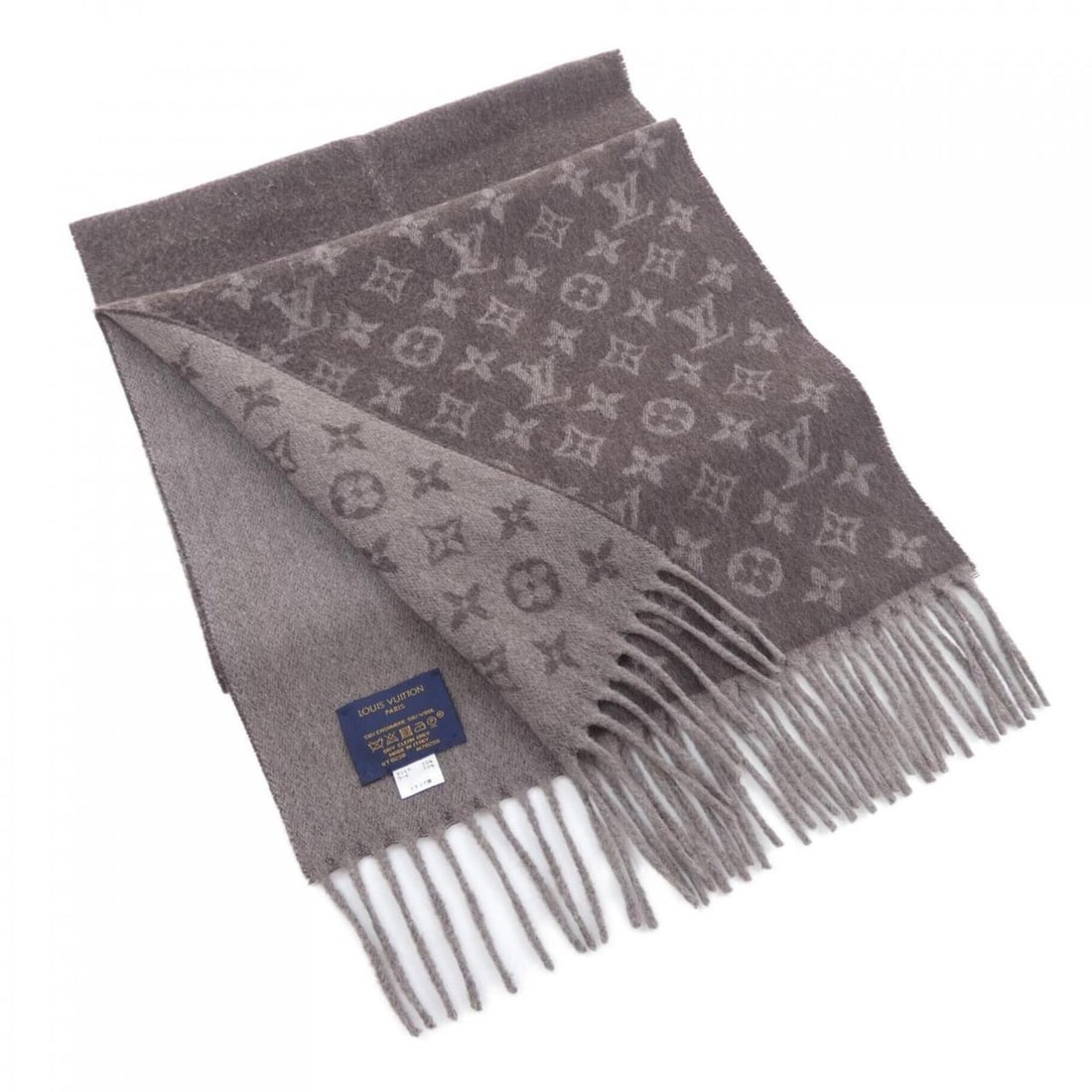 Louis Vuitton Monogram Gradient M70258 Scarf: --- Catalog ---Category: SizeSize (LxW): 1.76m x 36cm / 69.29'' x 14.17''Category: DesignType: StoleColor: BrownGender: MenMaterial: Cashmere , Wool Category: GeneralBrand: Louis VuittonCountry of Ori