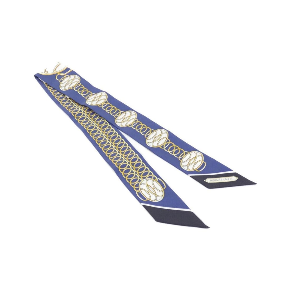 Hermes LIFT PROFILE Twilly 063777S Scarf/Muffler (1 of 10)