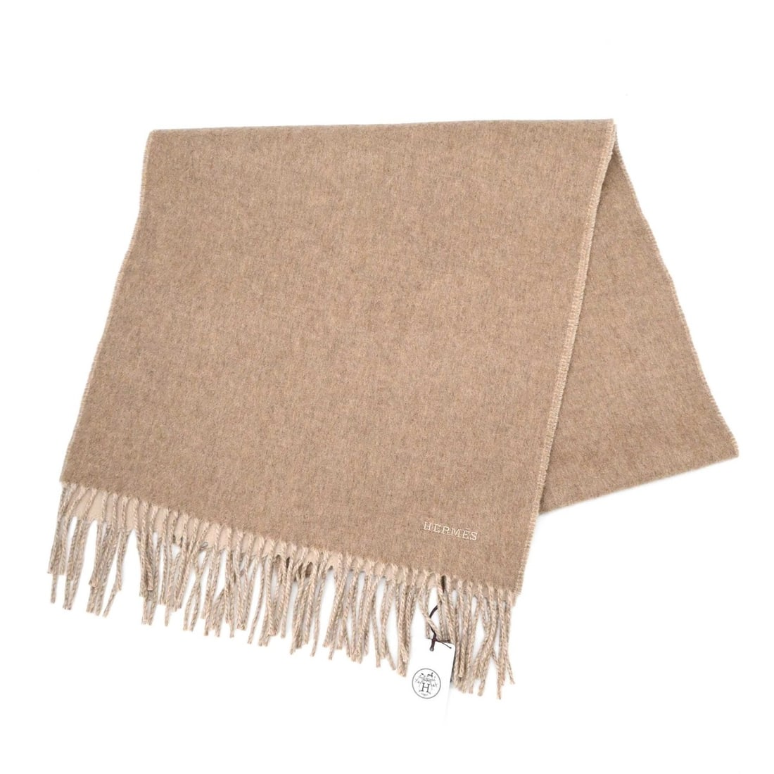 HERMES Etoupe Cashmere Scarf/Stole for Women, Beige: --- Catalog ---Category: SizeSize (LxW): 1.6m x 40cm / 62.99'' x 15.74''Category: DesignType: StoleColor: BeigeGender: WomenMaterial: Cashmere Category: GeneralBrand: HermesCountry of Origin: United K