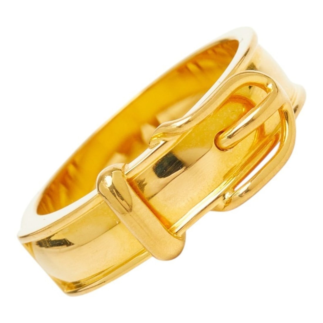 Hermes Ceinture Scarf Ring, Gold Plated, Women's (1 of 15)