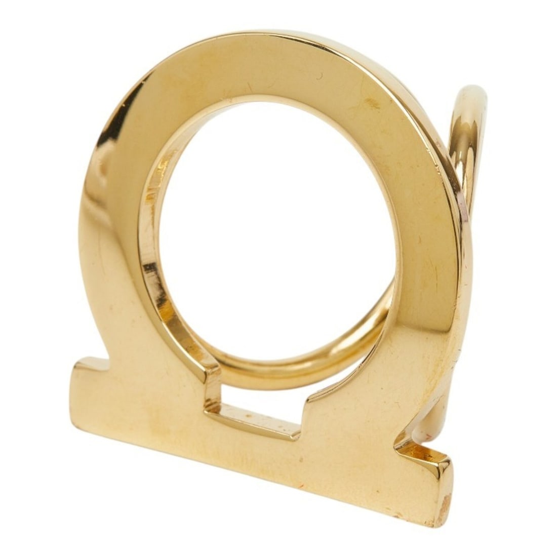 Salvatore Ferragamo Gancini Scarf Ring, Gold Plated (GP), Women's: --- Catalog ---Category: DesignType: Scarf ringColor: GoldGender: WomenCategory: GeneralBrand: Salvatore FerragamoCategory: Physical PropertiesSize (HxWxD): 4.03cm x 3.94cm / 1.58'' x 1.55''--- Item L