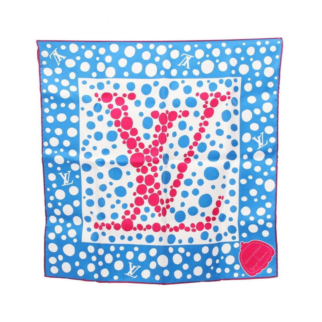 Louis Vuitton LV x YK Carre 45 Infinity Dot Scarf/Muffler, Silk, Women's, Blue/Multicolor, M78318: --- Catalog ---Category: SizeSize (LxW): 45cm x 45cm / 17.71'' x 17.71''Category: DesignType: ScarfColor: Blue, Multi-colorGender: WomenMaterial: Silk Category: GeneralMPN: M78318Brand: Louis Vuitton-