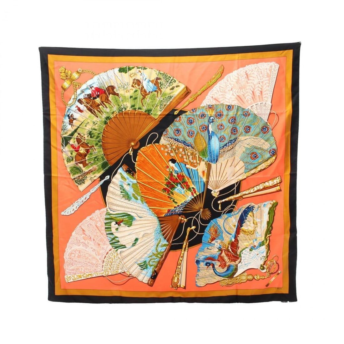 Hermes HERMES Carre 90 BRISE de CHARME Scarf Muffler Silk Women's Black Multicolor: --- Catalog ---Category: SizeSize (LxW): 89cm x 89cm / 35.03'' x 35.03''Category: DesignType: ScarfColor: Black, Multi-colorGender: WomenMaterial: Silk Category: GeneralBrand: Hermes--- Item List ---S