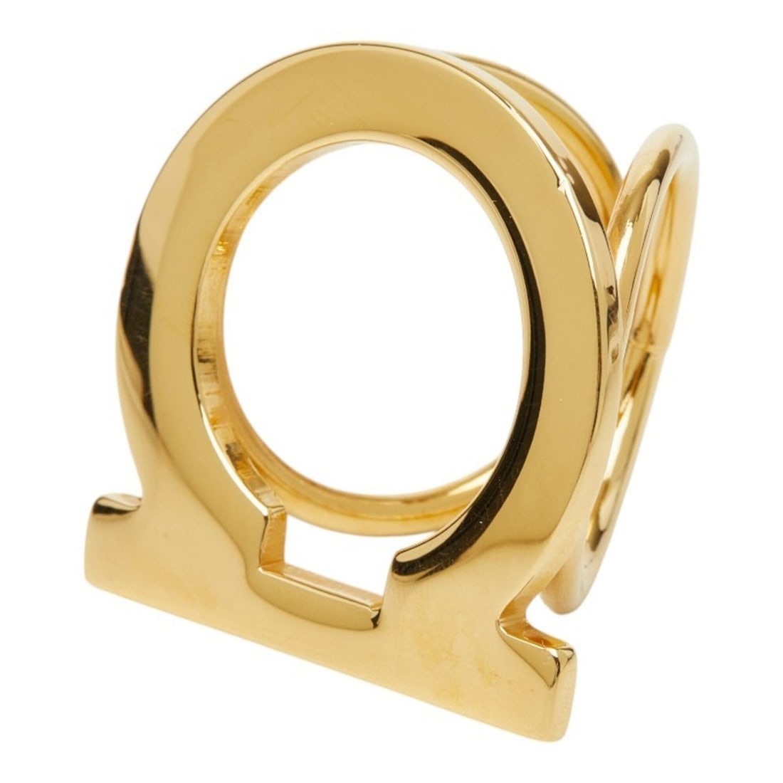 Salvatore Ferragamo Gancini Scarf Ring, Gold Plated (GP), Women's: --- Catalog ---Category: DesignType: Scarf ringColor: GoldGender: WomenCategory: GeneralBrand: Salvatore FerragamoCategory: Physical PropertiesSize (HxWxD): 4.03cm x 3.94cm / 1.58'' x 1.55''--- Item L