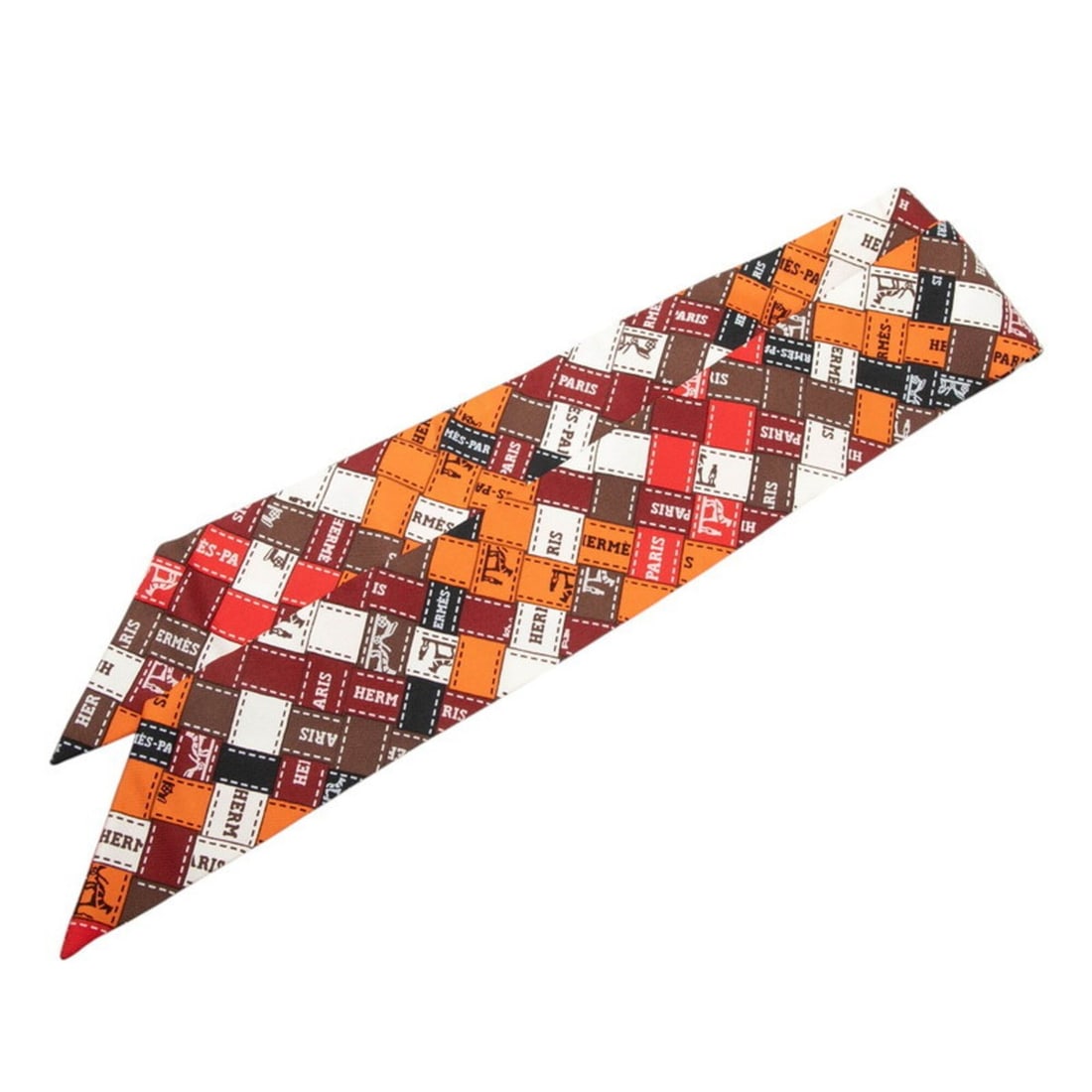 Hermes Twilly Bolduc Scarf Muffler Multicolor Silk Women's HERMES: --- Catalog ---Category: SizeSize (LxW): 85cm x 5cm / 33.46'' x 1.96''Category: DesignType: ScarfColor: Multi-colorGender: WomenMaterial: Silk Category: GeneralBrand: Hermes--- Item List ---Section: