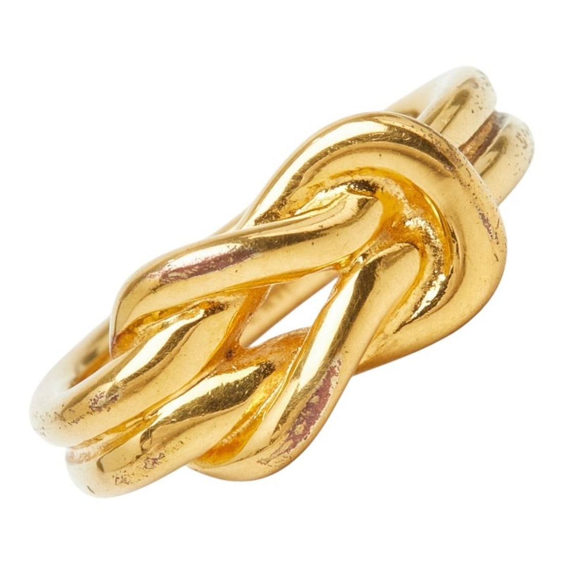 Hermes Atame Scarf Muffler Ring Gold Plated Women's HERMES: --- Catalog ---Category: DesignType: Scarf ringColor: GoldGender: WomenCategory: GeneralBrand: Hermes--- Item List ---Section: ConditionRanking: Rank B Used - Traces of usage, damages / dirt can be se