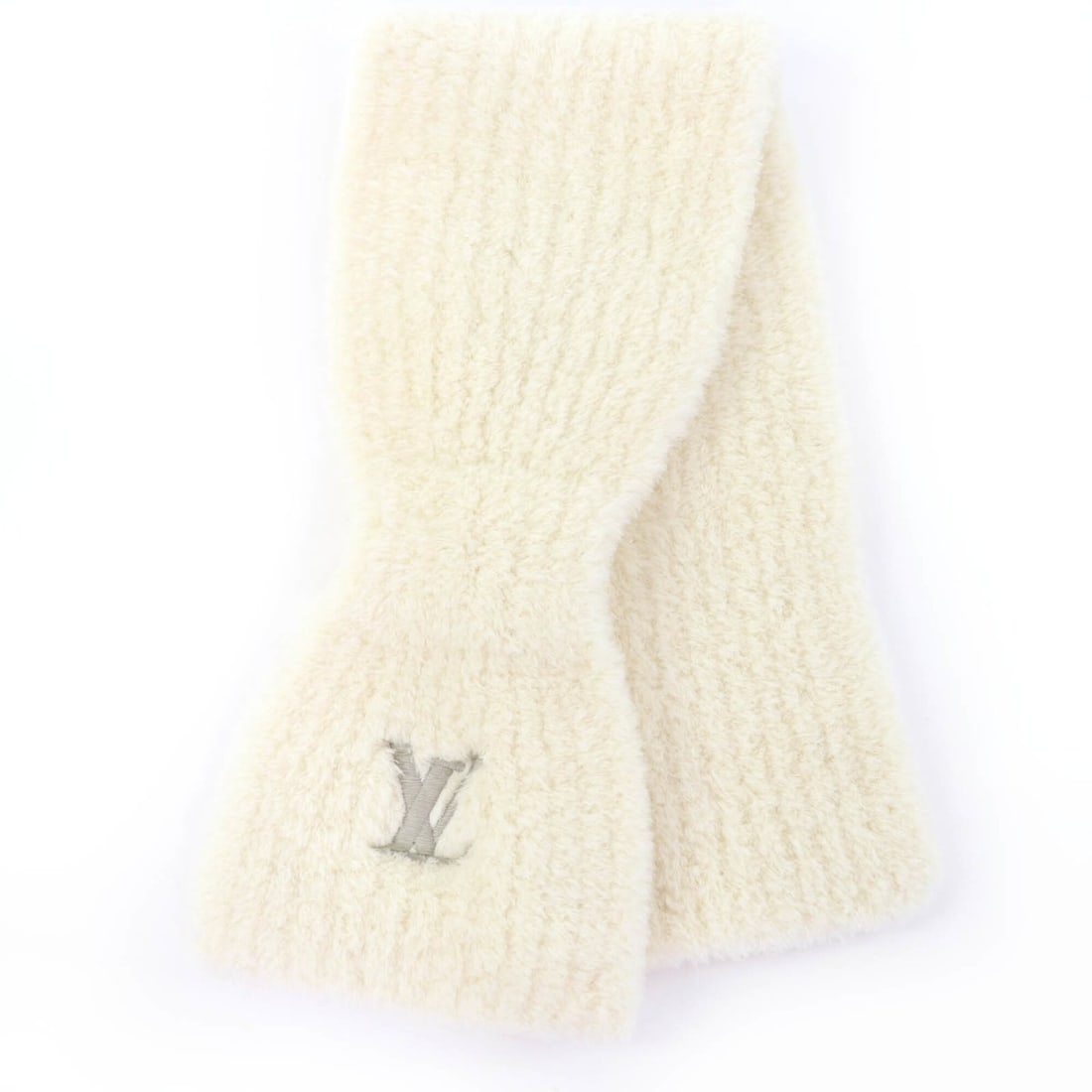 LOUIS VUITTON (Louis Vuitton) 2025 model M90803 Stole/Scarf Only LV Mini Confy Wool Off-white Made: --- Catalog ---Category: SizeSize (LxW): 71cm x 14.5cm / 27.95'' x 5.7''Category: DesignType: StoleColor: Off-whiteGender: WomenMaterial: Wool , Polyester , Elastane Category: GeneralMPN: M90803Brand:
