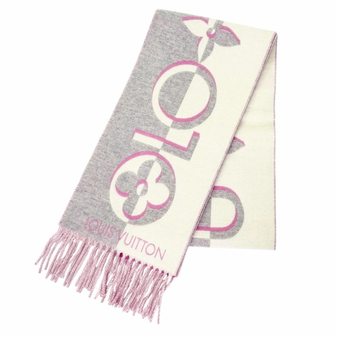 LOUIS VUITTON (Louis Vuitton) 2024 model M93281 Duo Infinity Stole/Scarf, Wool & Cashmere, Fringe,: --- Catalog ---Category: SizeSize (LxW): 2.04m x 26cm / 80.7'' x 10.23''Category: DesignType: StoleGender: WomenMaterial: Wool , Cashmere Category: GeneralMPN: M93281Brand: Louis VuittonCountry of Ori