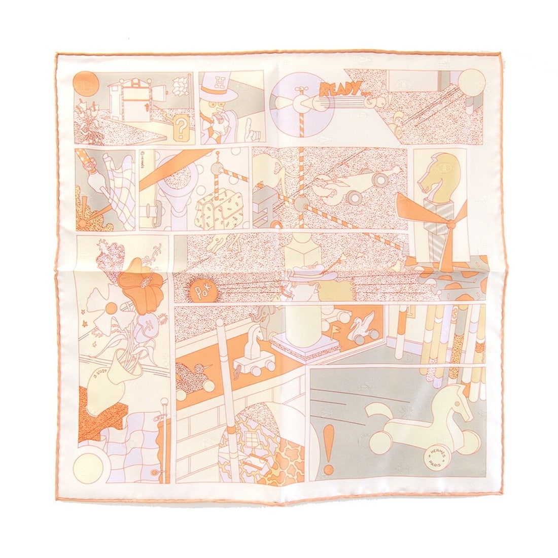 Hermes Scarf Muffler 2025 Collection Gavroche Lady Go Apricot White Tourturelle 100% Silk Carre 42: --- Catalog ---Category: SizeSize (LxW): 41.5cm x 41.5cm / 16.33'' x 16.33''Category: DesignType: ScarfColor: WhiteGender: WomenMaterial: Silk 100%Category: GeneralBrand: HermesCountry of Origin: Fran