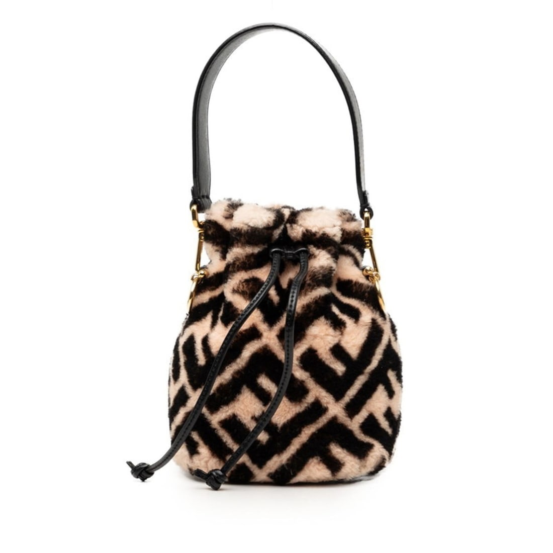 Fendi Zucca Montresor Mini Handbag Bucket Bag 8BS010 Beige Black Fur Leather Women's FENDI: --- Catalog ---Category: SizeSize (HxWxD): 18cm x 15cm x 11cm / 7.08'' x 5.9'' x 4.33''Category: DesignType: HandbagColor: Beige, BlackGender: WomenMaterial: Fur , Leather Category: GeneralMPN: 8BS010