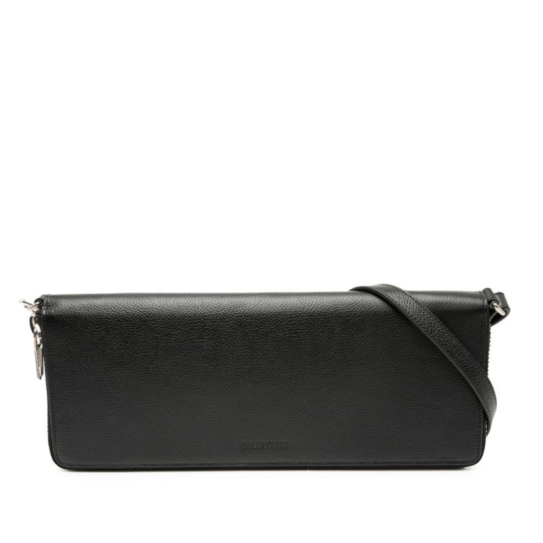 Balenciaga LEASH CLUTCH Shoulder Bag 658781 Black Leather Women's BALENCIAGA: --- Catalog ---Category: SizeSize (HxWxD): 13cm x 32cm x 2.5cm / 5.11'' x 12.59'' x 0.98''Category: DesignType: Clutch bag, Shoulder bagColor: BlackGender: WomenMaterial: Leather Category: GeneralMPN: