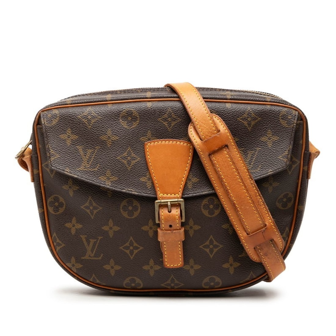 Louis Vuitton Monogram Jeune Fille GM Crossbody Shoulder Bag M51225 Brown Leather Women's LOUIS (1 of 15)