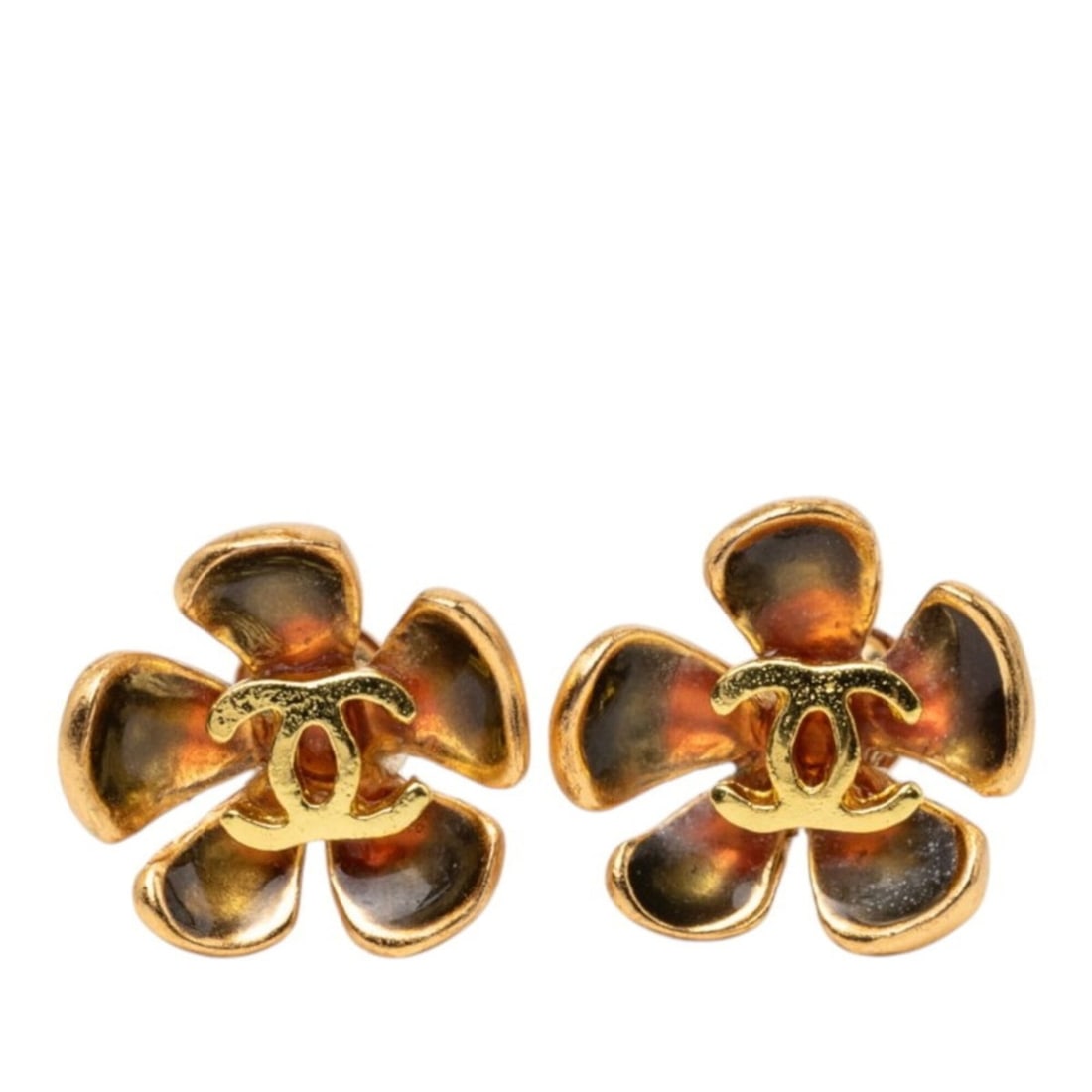 Chanel Coco Mark Flower Motif Earrings 03P Gold Plated Women's CHANEL: --- Catalog ---Category: SizeSize (HxWxD): 13.30mm x 13.90mm / 0.52'' x 0.55''Category: DesignType: Stud earringsColor: GoldGender: WomenMaterial: Gold platingCategory: GeneralBrand: Chanel--- Item Li