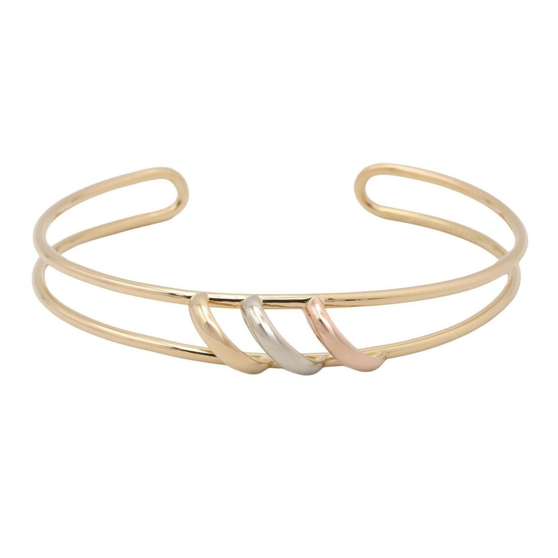 Cartier Trinity Bangle - Accessory 18K (Yellow Gold), 18KWG (White 18KPG (Pink Gold) Men's & Women's: --- Catalog ---Category: DesignType: BangleColor: Gold, SilverGender: Men,WomenMaterial: Pink gold (18K), White gold (18K), Yellow gold (18K)Category: GeneralBrand: Cartier--- Item List ---Section: Co