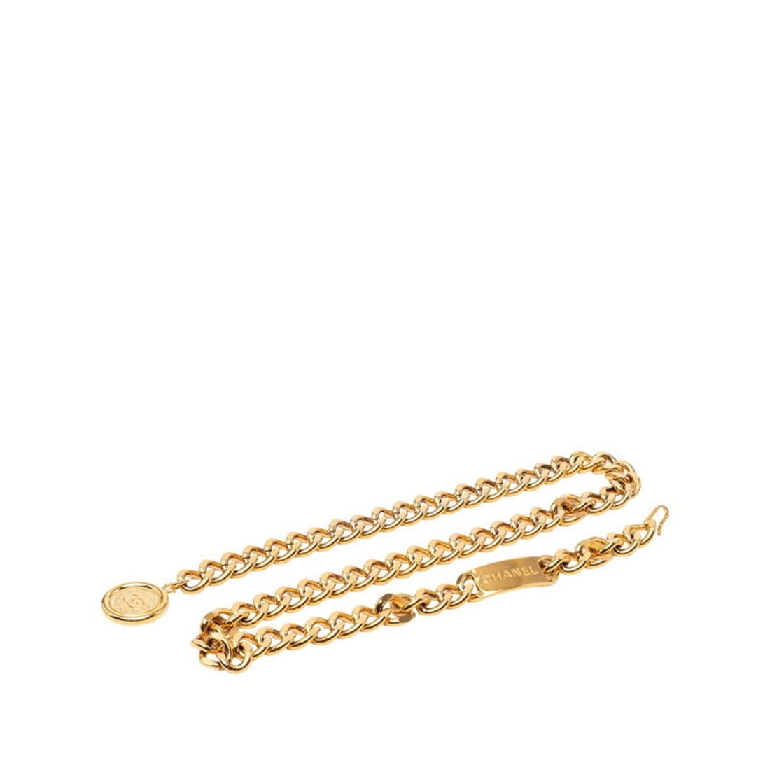 Chanel 31 RUE CAMBON Cambon Vintage Chain Belt Gold Plated Women's CHANEL: --- Catalog ---Category: SizeLength: 86cm / 33.85''Category: DesignType: Chain beltColor: GoldGender: WomenCategory: GeneralBrand: Chanel--- Item List ---Section: ConditionRanking: Rank AB Used - Trac