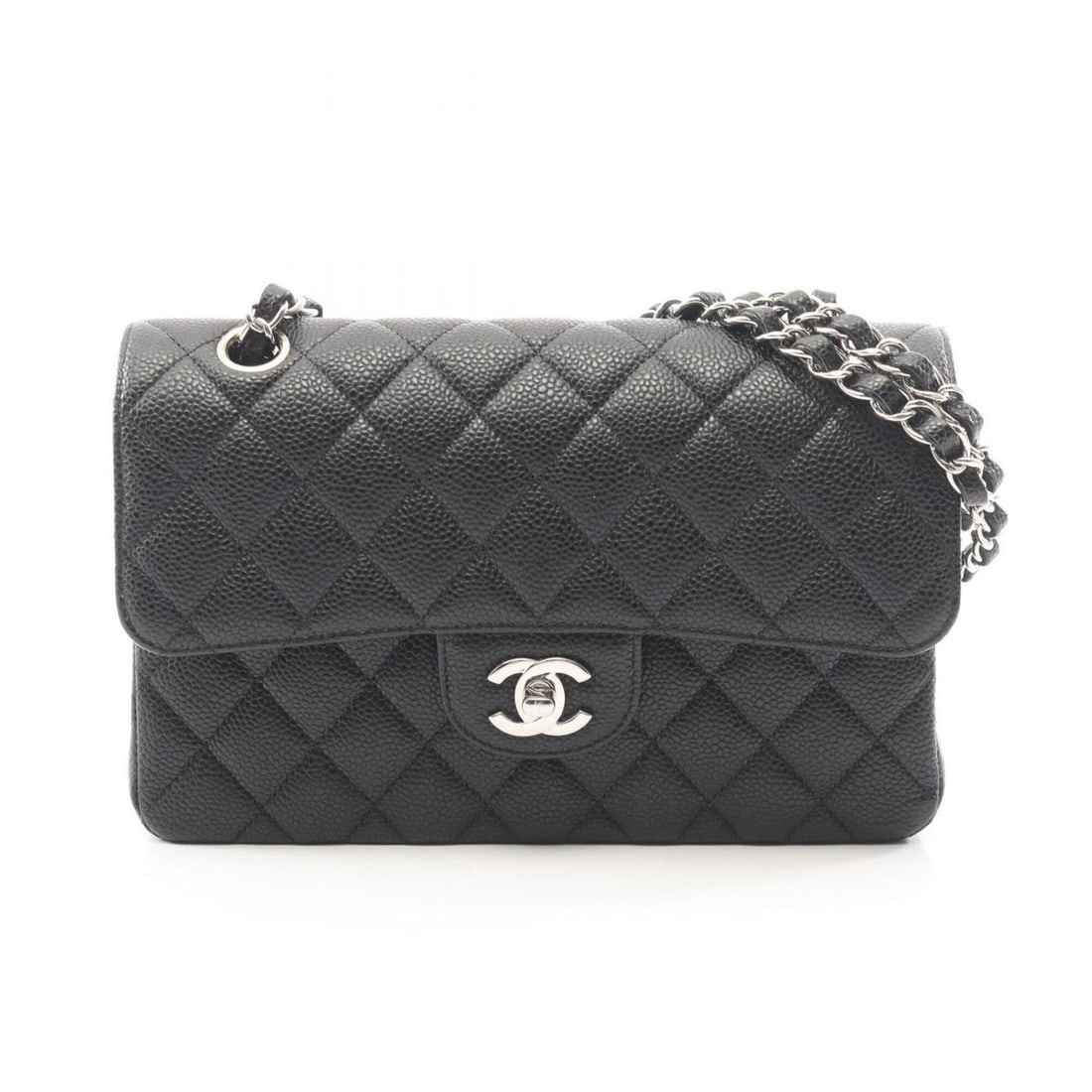 Chanel Matelassé Double Flap Shoulder Bag/Handbag, Caviar Leather (Grained Calfskin), Women's, (1 of 16)
