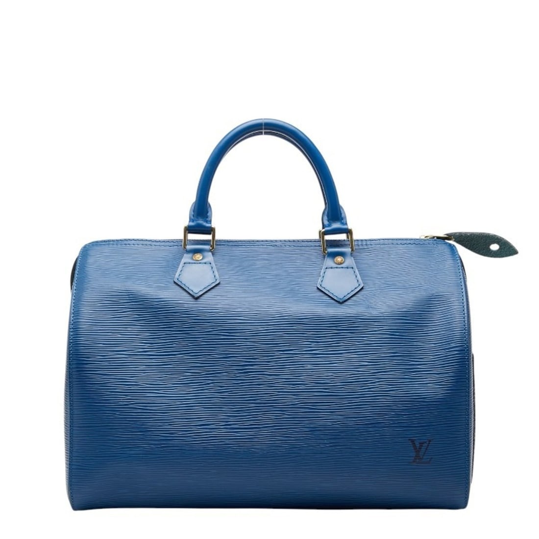 Louis Vuitton Epi Speedy 30 Handbag Mini Boston Bag M43005 Toledo Blue Leather Women's LOUIS VUITTON (1 of 20)