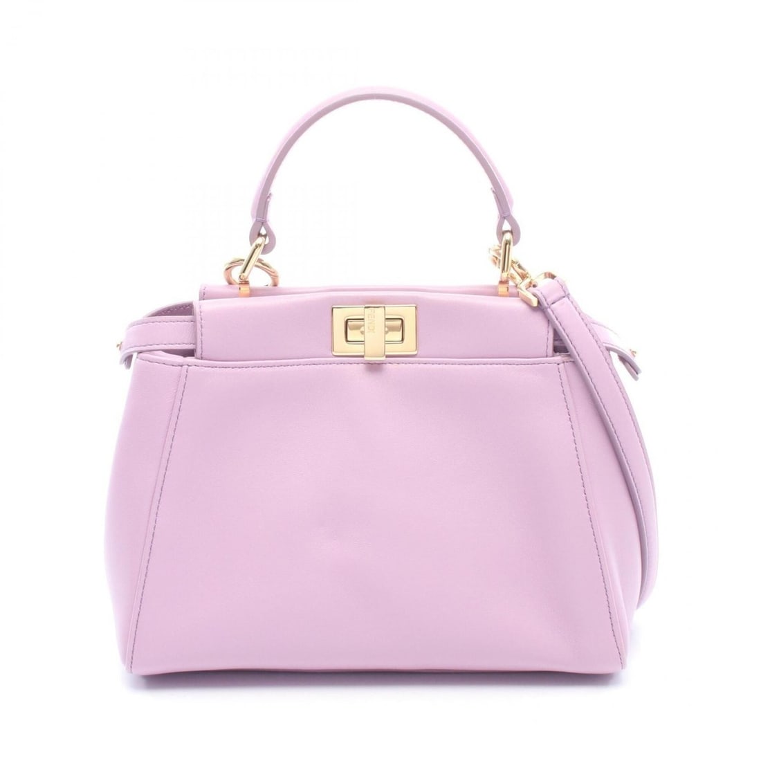 Fendi Mini Peekaboo 2-Way Handbag, Leather, Women's, Purple (8BN244): --- Catalog ---Category: SizeSize (HxWxD): 18cm x 23cm x 11cm / 7.08'' x 9.05'' x 4.33''Category: DesignType: HandbagColor: PurpleGender: WomenMaterial: Leather Category: GeneralMPN: 8BN244Brand: Fend