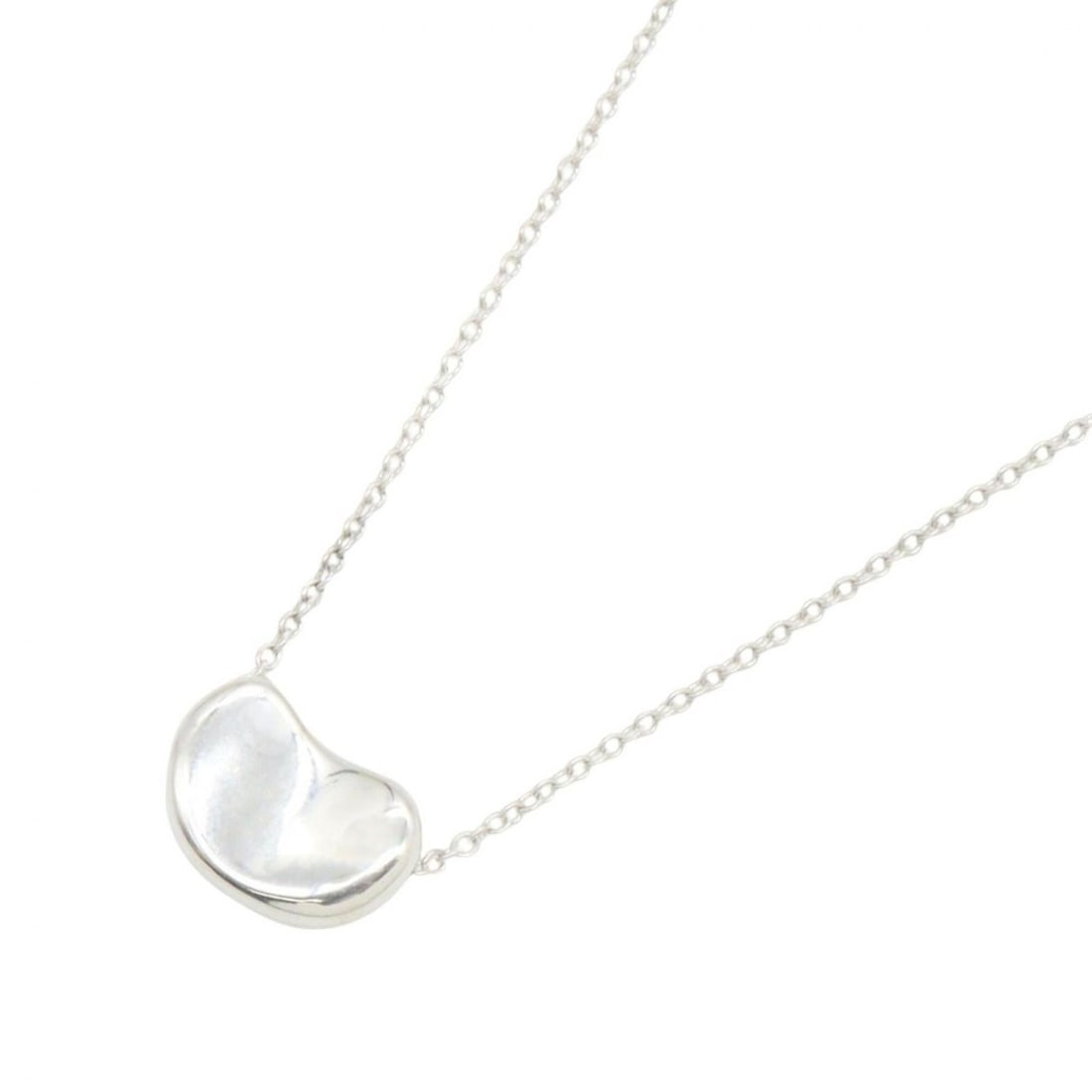 Tiffany & Co. Bean Necklace, Sterling Silver 925, Women's Jewelry, Tone: --- Catalog ---Category: SizePendant Size: 7mm x 11mm / 0.27'' x 0.43''Neck Circumference: 41.5 cm / 16.33''Category: DesignColor: SilverGender: WomenMaterial: Silver 925Necklace Type: NecklaceCategor