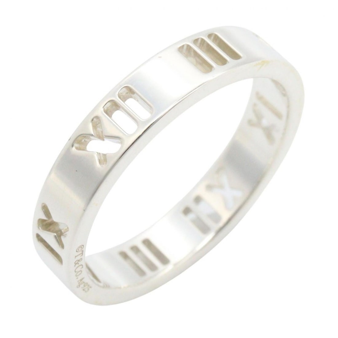 Tiffany & Co. Atlas Ring - Sterling Silver 925 Women's Ring/Finger Tone: --- Catalog ---Category: SizeJP Size: 10US Size: 5.5Category: DesignType: Band ringColor: SilverGender: WomenMaterial: Silver 925Category: GeneralBrand: Tiffany--- Item List ---Section: ConditionRanki