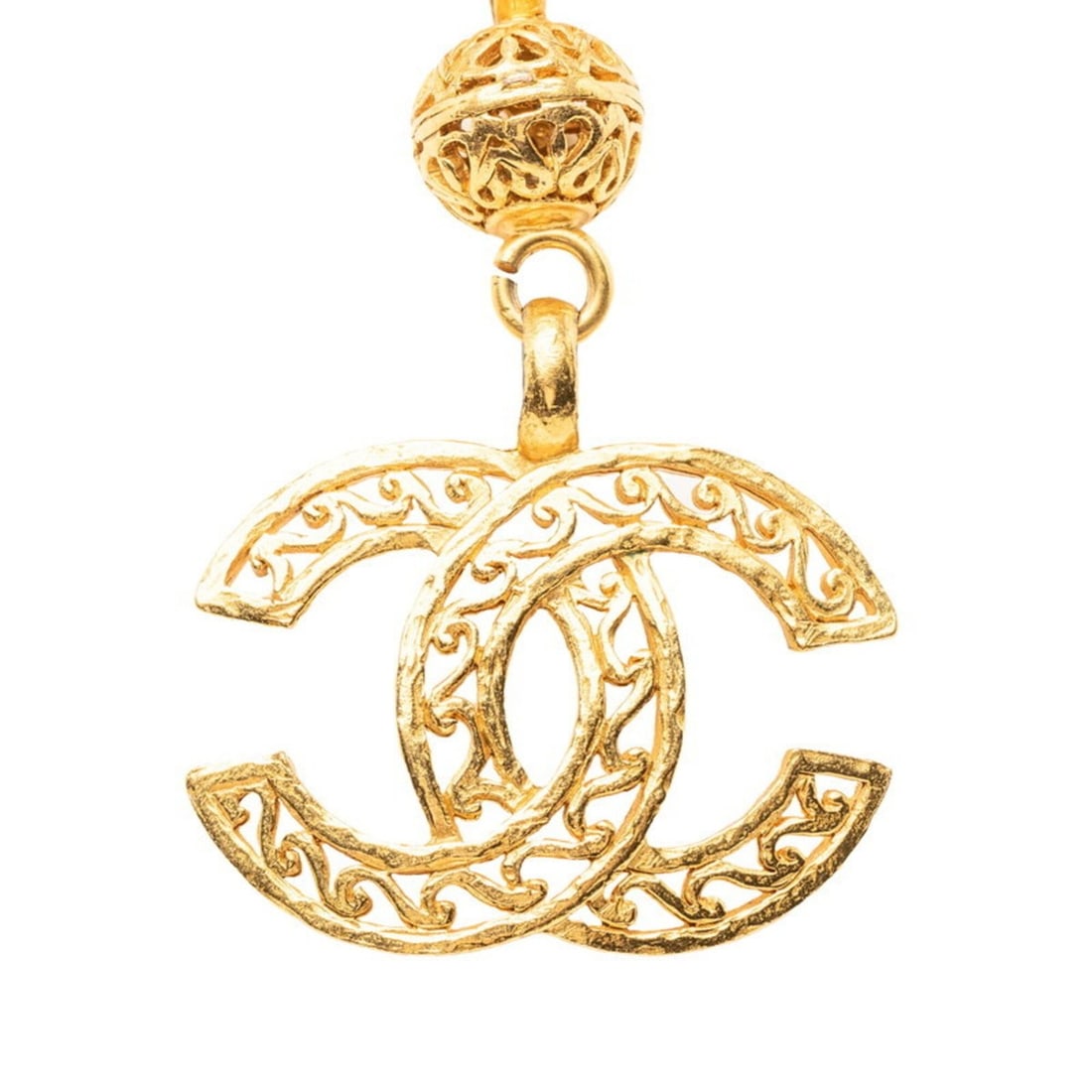 Chanel Vintage Coco Mark Chain Necklace, Gold Plated, Women's CHANEL (1 of 10)