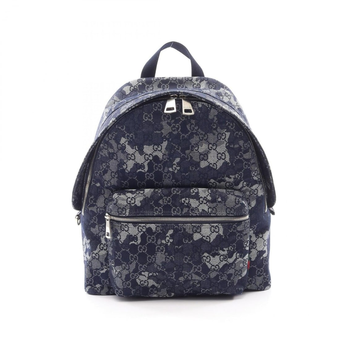 Gucci GG Denim Backpack/Handbag, Denim, Men's/Women's, Navy, 849008: --- Catalog ---Category: SizeSize (HxWxD): 38cm x 36cm x 15cm / 14.96'' x 14.17'' x 5.9''Category: DesignType: Backpack, HandbagColor: NavyGender: Men,WomenMaterial: Denim Category: GeneralMPN: 849008