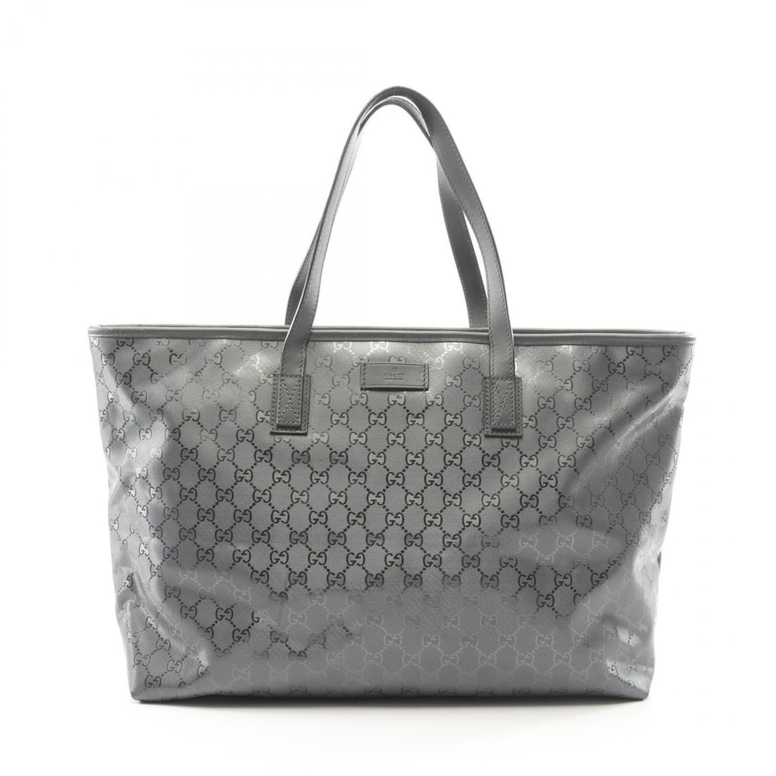 Gucci GG Imprime Tote Bag Handbag, Coated Canvas Leather, Women's, Gray (211120): --- Catalog ---Category: SizeSize (HxWxD): 31cm x 41cm x 12cm / 12.2'' x 16.14'' x 4.72''Category: DesignType: Handbag, Tote bagColor: GrayGender: WomenMaterial: PVC , Leather Category: GeneralMPN: 21