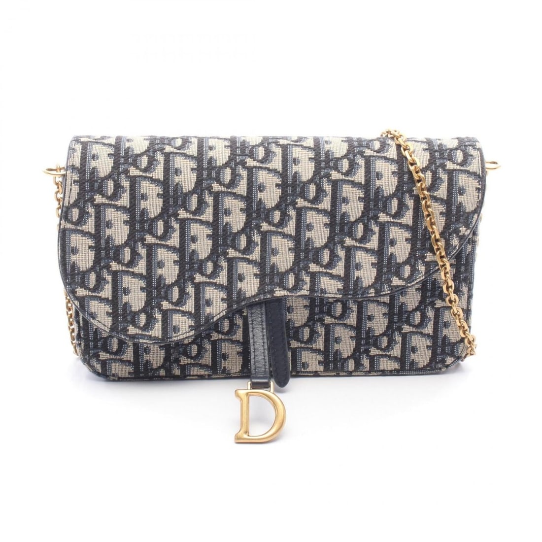 Christian Dior Dior SADDLE Chain Pouch, Medium, Oblique Jacquard Shoulder Bag/Handbag,: --- Catalog ---Category: SizeSize (HxWxD): 14cm x 22cm x 4cm / 5.51'' x 8.66'' x 1.57''Category: DesignType: Handbag, Pouch, Shoulder bagColor: Beige, NavyGender: WomenMaterial: Canvas , Leather Categ