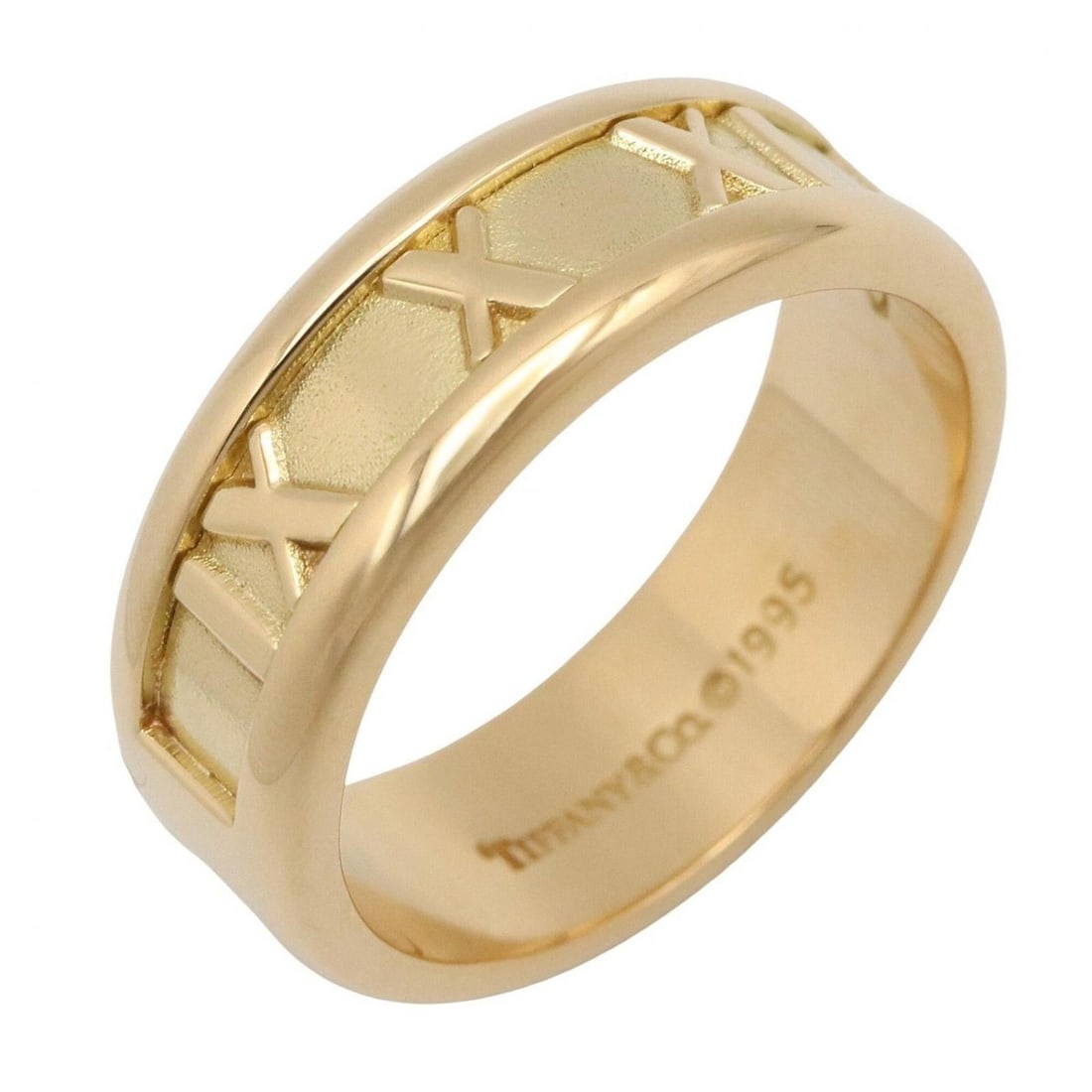 Tiffany & Co. Atlas Ring - 18K (Yellow Gold) Men's Women's Gold Tone: --- Catalog ---Category: SizeJP Size: 13US Size: 6.5Category: DesignType: Band ringColor: GoldGender: Men,WomenMaterial: Yellow gold (18K)Category: GeneralBrand: Tiffany--- Item List ---Section: Condi