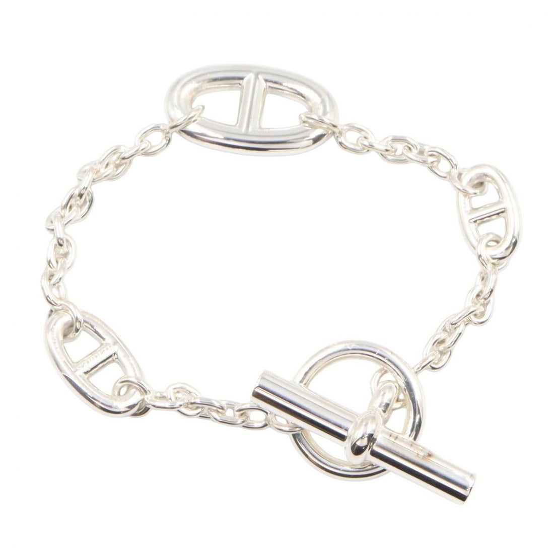 Hermes Chaine d'Ancre Farandole Bracelet, Sterling Silver 925, Women's Tone: --- Catalog ---Category: SizeLength: 15.5cm / 6.1''Category: DesignType: Charm braceletColor: SilverGender: WomenMaterial: Silver 925Category: GeneralBrand: Hermes--- Item List ---Section: ConditionRa