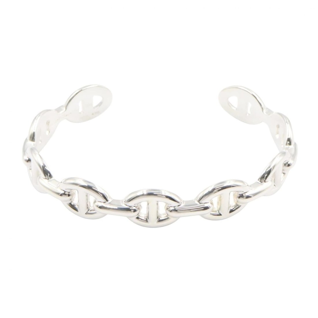 Hermes Chaine d'Ancre Enchainée Bracelet, Sterling Silver 925, Women's Tone: --- Catalog ---Category: SizeLength: 15.5cm / 6.1''Category: DesignType: BangleColor: SilverGender: WomenMaterial: Silver 925Category: GeneralBrand: Hermes--- Item List ---Section: ConditionRanking: R