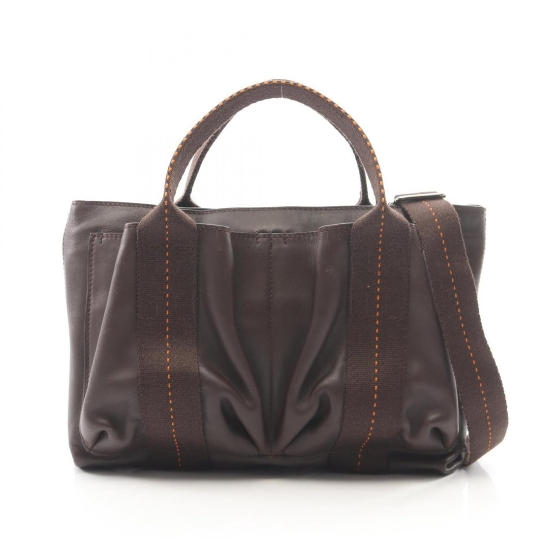 Hermes Caravan Horizontal PM 2-Way Handbag, Leather, Veau Delma, Brown Tones.: --- Catalog ---Category: SizeSize (HxWxD): 18cm x 27cm x 6cm / 7.08'' x 10.62'' x 2.36''Category: DesignType: HandbagColor: Brown, ChocolatGender: WomenMaterial: Veau Derma Category: GeneralBrand: Her