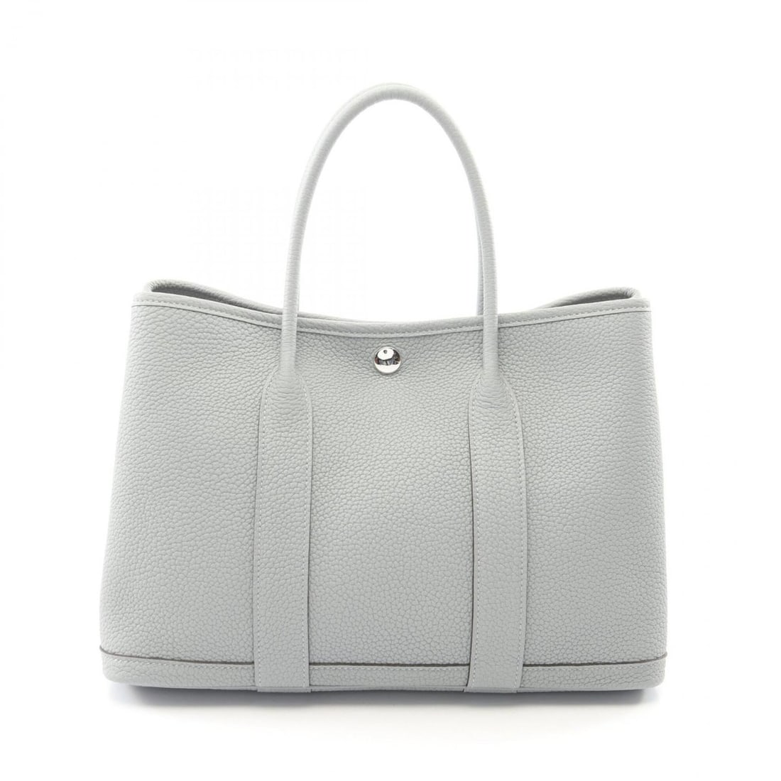 Hermes Garden Party TPM Tote Bag Handbag Leather Negonda Women's Grey Gris Pantan: --- Catalog ---Category: SizeSize (HxWxD): 21cm x 30cm x 14cm / 8.26'' x 11.81'' x 5.51''Category: DesignType: Handbag, Tote bagColor: GrayGender: WomenMaterial: Negonda leather Category: GeneralBrand