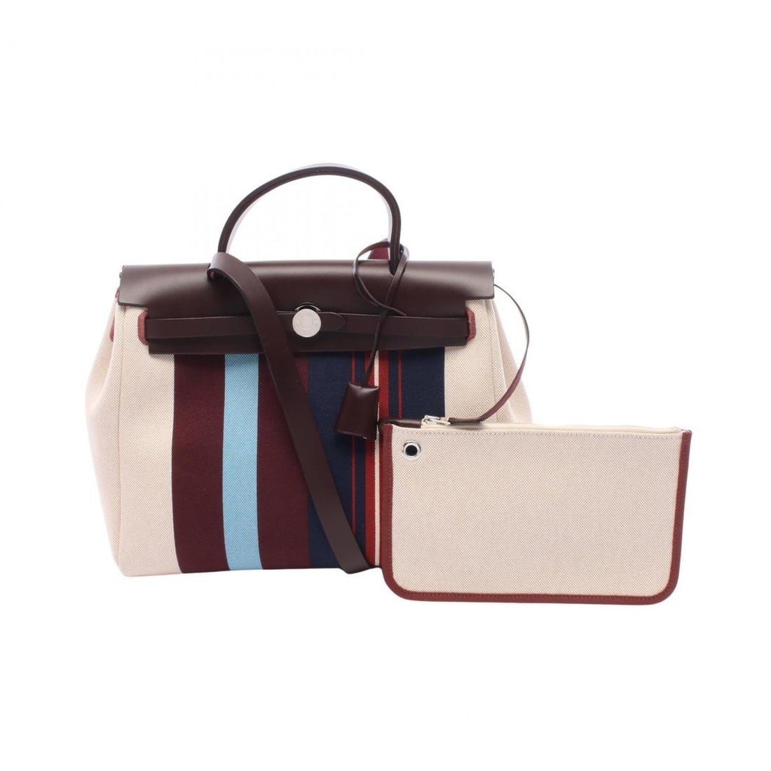 Hermes Herbag Zip PM Rouge Sellier Handbag, Toile H Plume, Vache Hunter, Women's,: --- Catalog ---Category: SizeSize (HxWxD): 24cm x 31cm x 10cm / 9.44'' x 12.2'' x 3.93''Category: DesignType: HandbagColor: Beige, Brown, Multi-colorGender: WomenCategory: GeneralBrand: Hermes--- Item