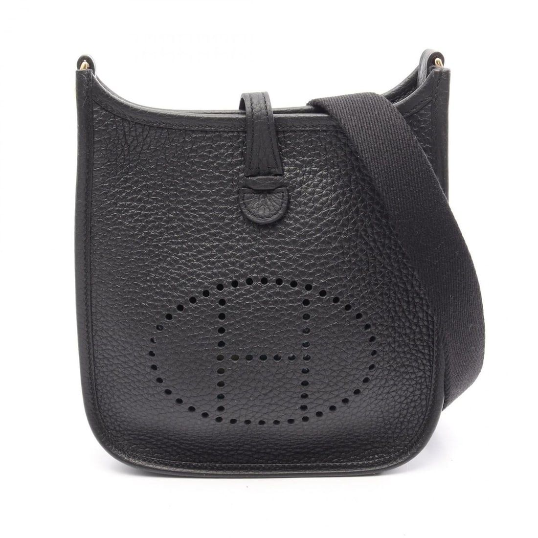 Hermes Evelyne Amazon TPM Shoulder Bag/Handbag, Taurillon Clemence Leather, Women's, Black: --- Catalog ---Category: SizeSize (HxWxD): 18cm x 16.5cm x 5.5cm / 7.08'' x 6.49'' x 2.16''Category: DesignType: Handbag, Shoulder bagColor: BlackGender: WomenMaterial: Taurillon clemence leather Cate